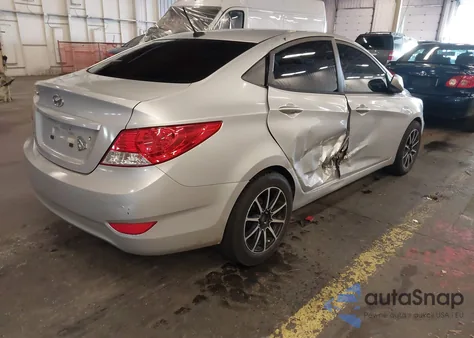 2014 Hyundai Accent Gls z USA, uszkodzony, nr VIN KMHCT4AE8EU662748